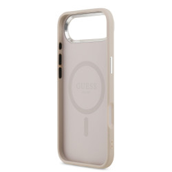 Guess PU Leather Triangle Logo MagSafe Case for Apple iPhone 17 Air