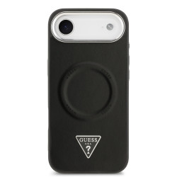 Guess PU Leather Triangle Logo MagSafe Case for Apple iPhone 17 Air