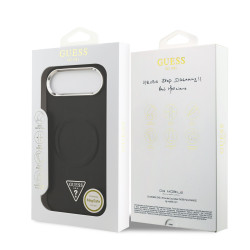 Guess PU Leather Triangle Logo MagSafe Case for Apple iPhone 17 Air