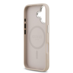 Guess PU Leather Triangle Logo MagSafe Case for Apple iPhone 17