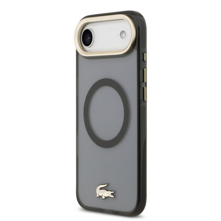Lacoste PC/TPU Frosted Finish Gold Logo MagSafe Case for Apple iPhone 17 Air