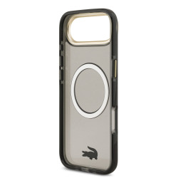 Lacoste PC/TPU Frosted Finish Gold Logo MagSafe Case for Apple iPhone 17 Air