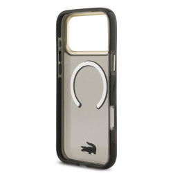 Lacoste PC/TPU Frosted Finish Gold Logo MagSafe Case for Apple iPhone 17 Pro Max