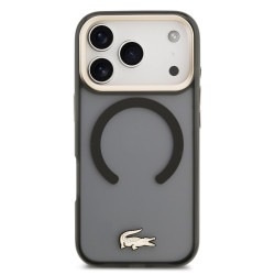 Lacoste PC/TPU Frosted Finish Gold Logo MagSafe Case for Apple iPhone 17 Pro