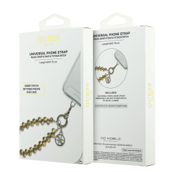Guess Universal Wrist Strap Crystals 4G Charm
