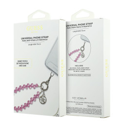 Guess Universal Wrist Strap Crystals 4G Charm