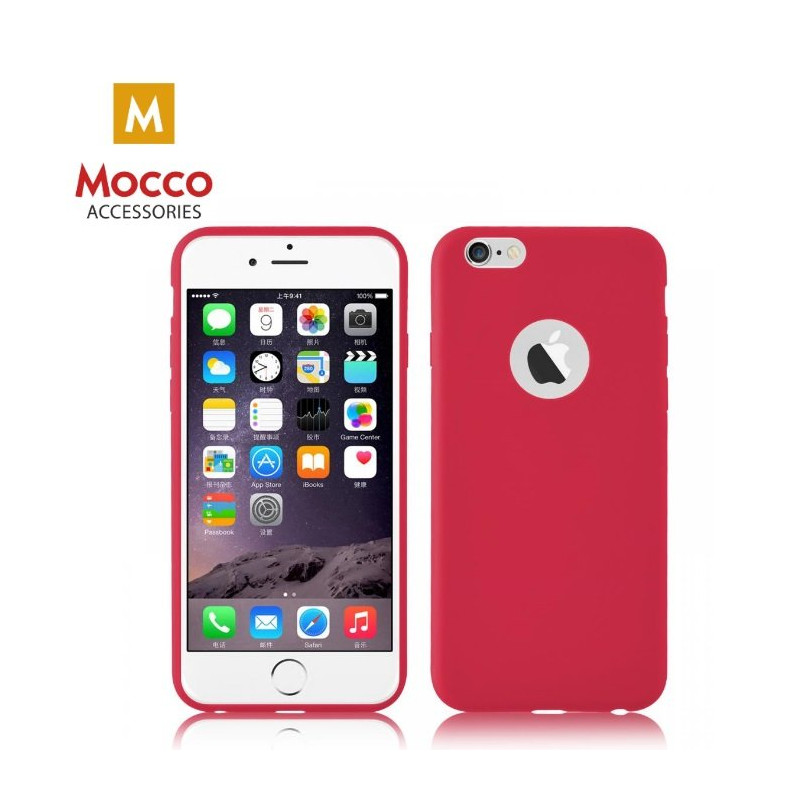 Mocco Ultra Slim Soft Matte 0.3 mm Silicone Case for Samsung G955 Galaxy S8 Plus Red