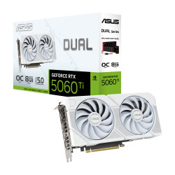 ASUS Dual -RTX5060TI-O8G-WHITE NVIDIA GeForce RTX 5060 Ti 8 GB GDDR7