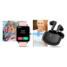 GIEWONT RealSound PRO ANC ENC GWS800-1 Wireless Headphones / black