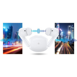 GIEWONT RealSound PRO ANC ENC GWS800-2 Wireless Headphones / white