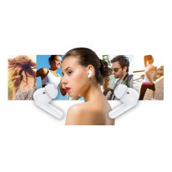 GIEWONT RealSound PRO ANC ENC GWS800-2 Wireless Headphones / white