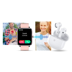 GIEWONT RealSound PRO ANC ENC GWS800-2 Wireless Headphones / white