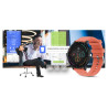 Smartwatch Gravity GT1-3 PRO / red