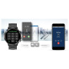 Smartwatch Gravity GT21-1 Silicone Strap / black