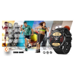 Smartwatch Gravity GT21-1 Silicone Strap / black