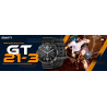 Smartwatch Gravity GT21-3 + Silicone Strap / black
