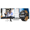 Smartwatch Gravity GT21-3 + Silicone Strap / black
