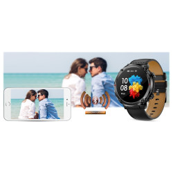 Smartwatch Gravity GT21-3 + Silicone Strap / black