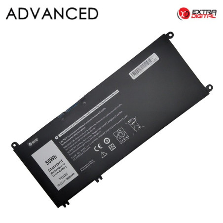 ExtraDigital 33YDH Battery for Dell Laptop 55Wh