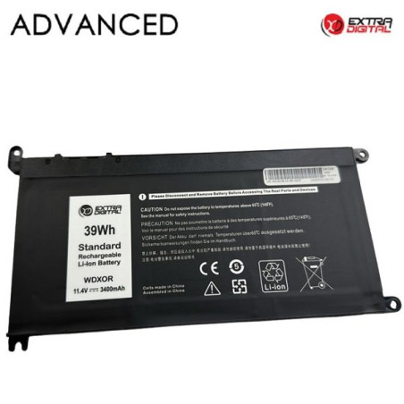 ExtraDigital WDX0R Battery for Dell Laptop 3400mAh