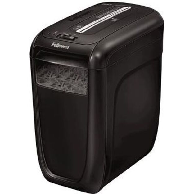 Fellowes Powershred 60CS dokumentų smulkintuvas, kryžminis pjovimas (P-3/T-3), 22 l, juodas