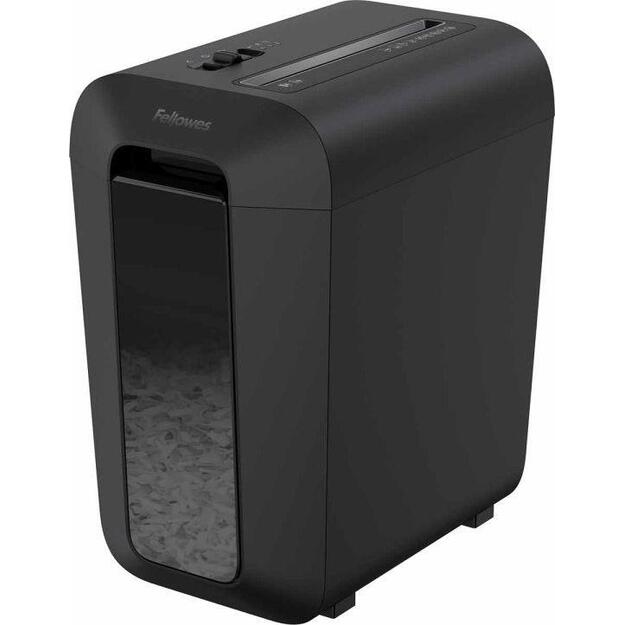 Fellowes Powershred LX65 dokumentų smulkintuvas, kryžminis pjovimas (P-4), 22 l, juodas