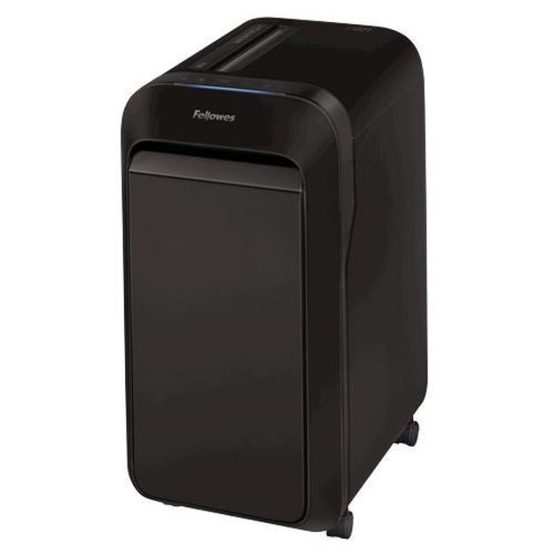 Fellowes Powershred LX221 dokumentų smulkintuvas, mikro pjovimas (P-5), 30 l, juodas