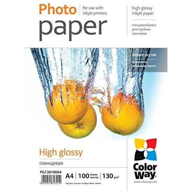 ColorWay aukšto blizgumo fotopopierius A4, 180 g/m², 50 lapų