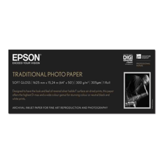 Epson Traditional fotopopierius ritinys 162,6 cm × 15 m, 300 g/m²