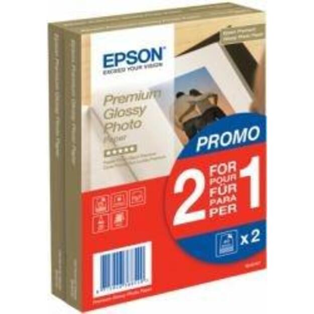 Epson Premium blizgus fotopopierius 10×15 cm, 255 g/m², 40 lapų