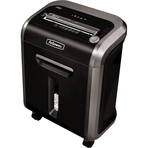 Fellowes S3 dokumentų smulkintuvas, kryžminis pjovimas, 23 l, juodas