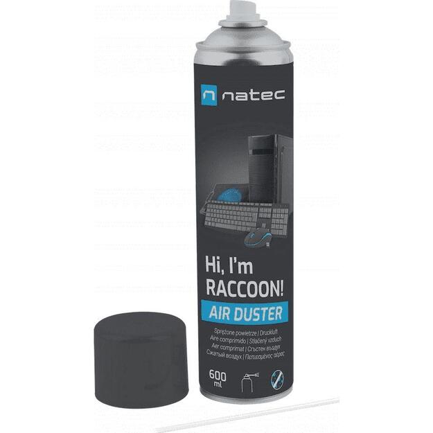 Natec suspausto oro balionėlis, 600 ml