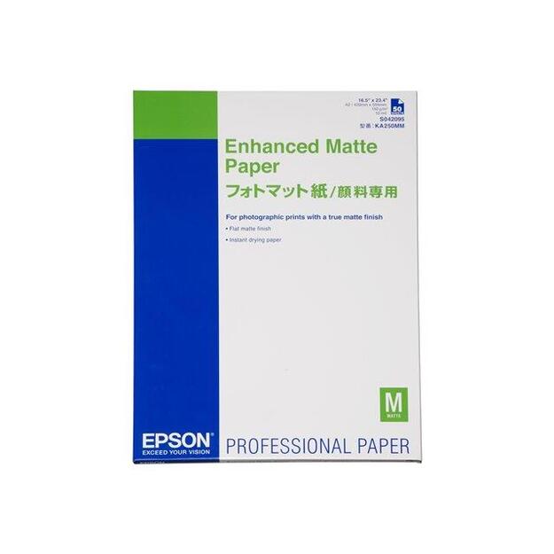 Epson Enhanced Matte popierius A2, 192 g/m², 50 lapų