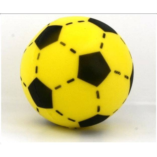 Foam ball 20 cm, yellow - black