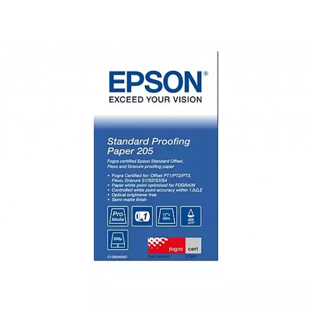 Epson Proofing Paper pusiau matinis „proof“ popierius ritinys 43,2 cm × 30,5 m, 225 g/m²